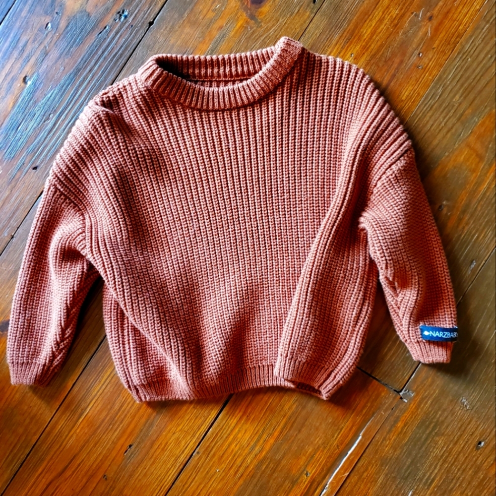 Fall unisex chunky baby sweater